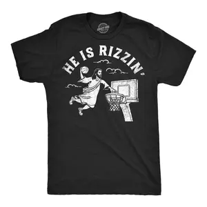 Mens Funny Jesus T Shirts Religious Tees with Funny Sayings Easter Tees for Guys Mens Funny T Shirts Cool Vintage Fashion T-Shirt Gift Classic Menswear Easter Apparel for Men Funny Sarcastic Short Sleeve Black -