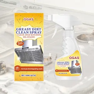 Powerful Kitchen Grease Cleaner, Heavy Oil Foam Degreaser, Multi-Purpose Cleaning Agent for Stoves and Ovens, Effective Oil Stain Removal, Greasy Cleaning Spray