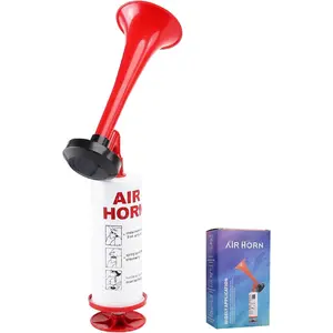 Portable Air Horn pump Air Horn for Bear  +ABS Loud Sound Hand Held Signal Horn  Air Horns Safety Horn for Boating,  Events, Camping, Graduation