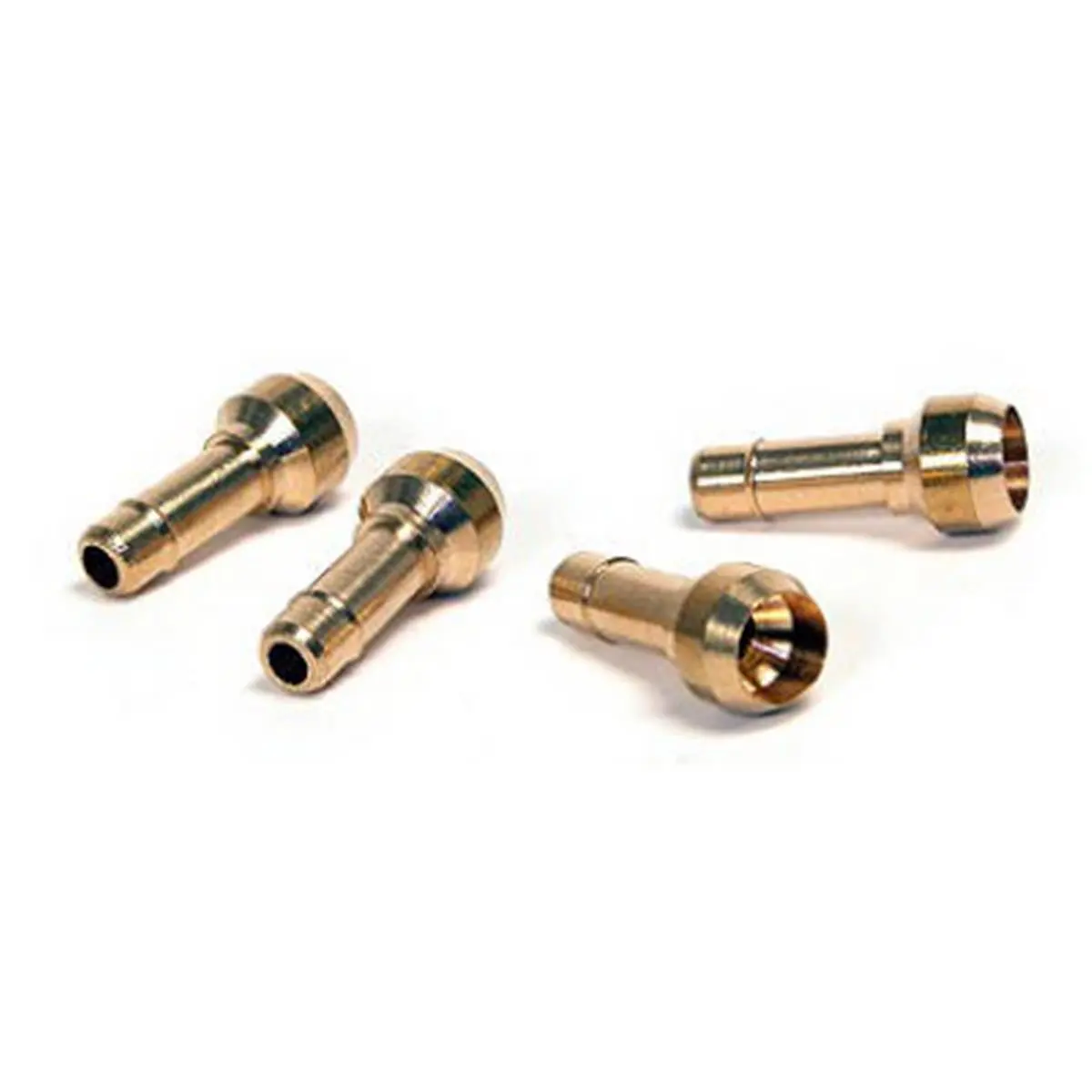 Dial Mfg 9504 Barbed Type 0.25 in. Poly Tube Adapter (10 Adapters) - Adapts Brass Fittings to Poly Tubing for Household Appliance Parts