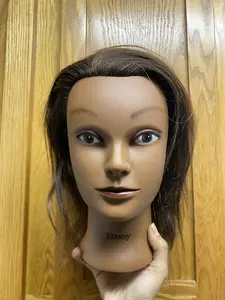 Mannequin Doll Head 100% Human Hair