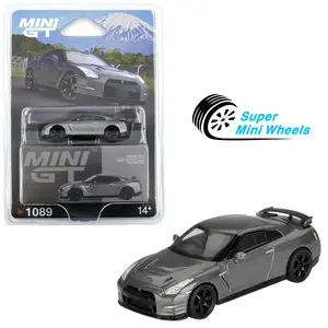 Mini GT 1:64 NISSAN GT-R 2013 Dark Metal Gray (NISMO R35 CRS Version) #1089