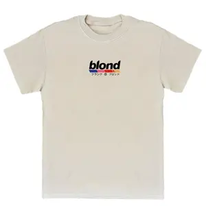 Comfort Colors Frank Ocean BLOND T-shirt, blond album, music gift, vintage style, Blonded, Trends Original, Fitted Short Sleeves Street Style