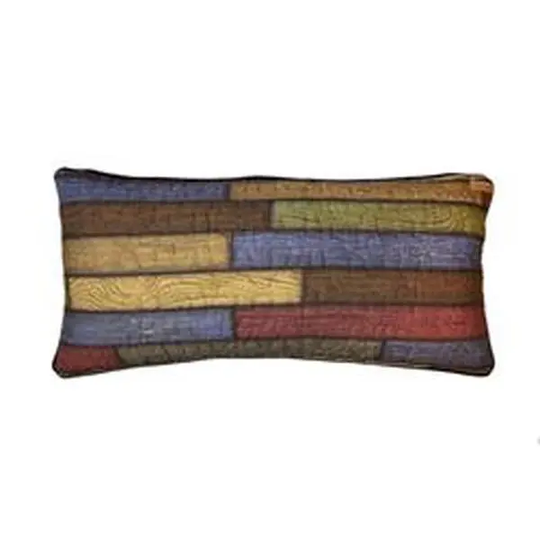 American Heritage Textiles 75417 11 x 22 in. Oakland Rectangle Decorative Pillow, Green & Black