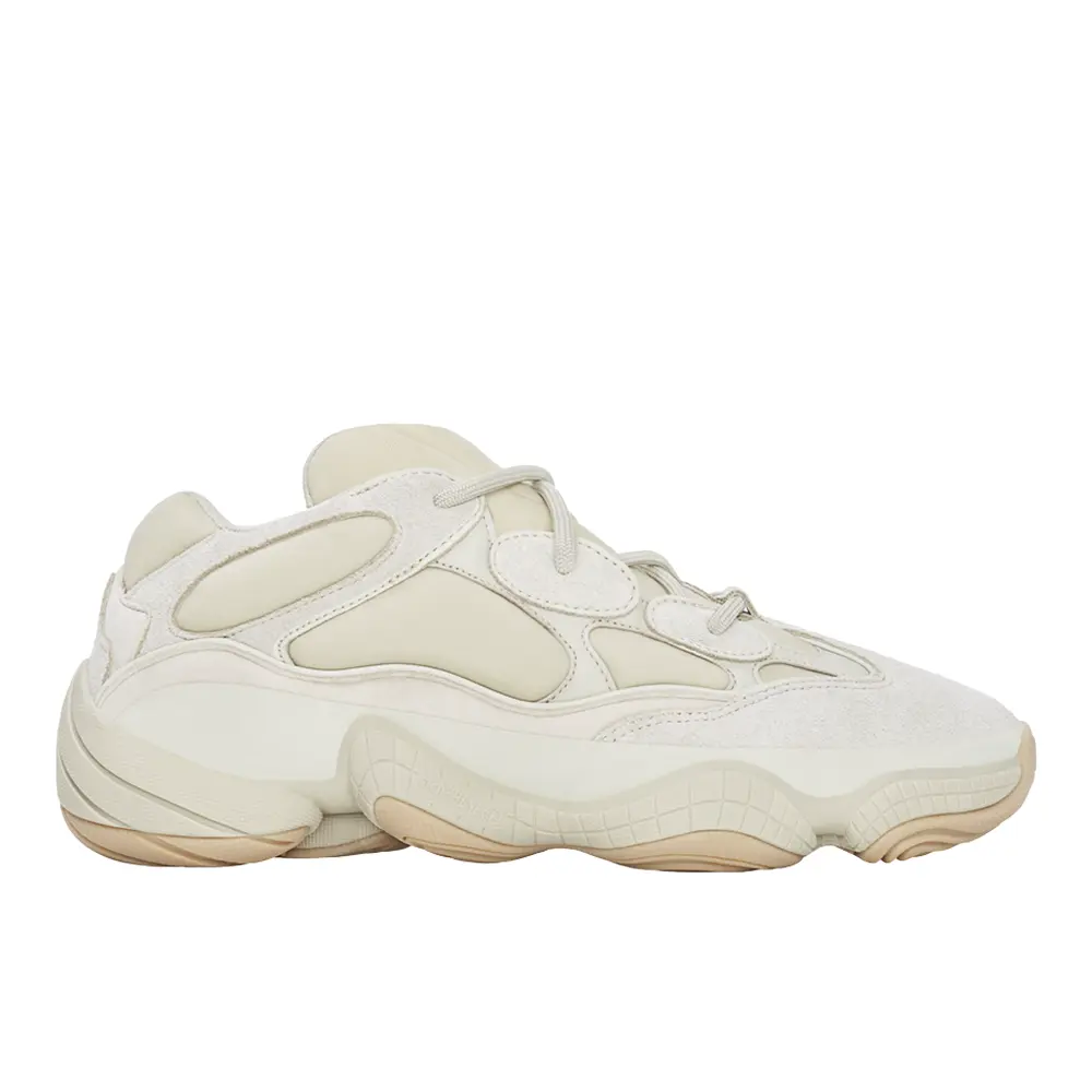 adidas Mens Yeezy 500 Lace Up Sneakers Shoes Casual - Off White