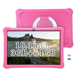10.1 Inch Touchscreen Android Tablet Smart Learning Machine, Supports Reading Movies Internet, Iwawa Education Software, Parental Control, HD Screen，No adapter needed, available in blue/pink, the perfect holiday gift!