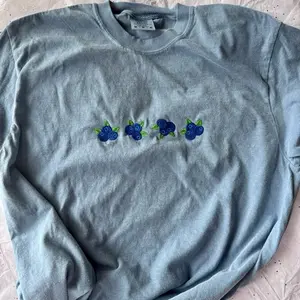 Embroidered Tshirt, Blueberry Tshirt, Cute Embroidered Shirt Embroidered Tshirt, Blueberry Tshirt, Cute Embroidered Shirt