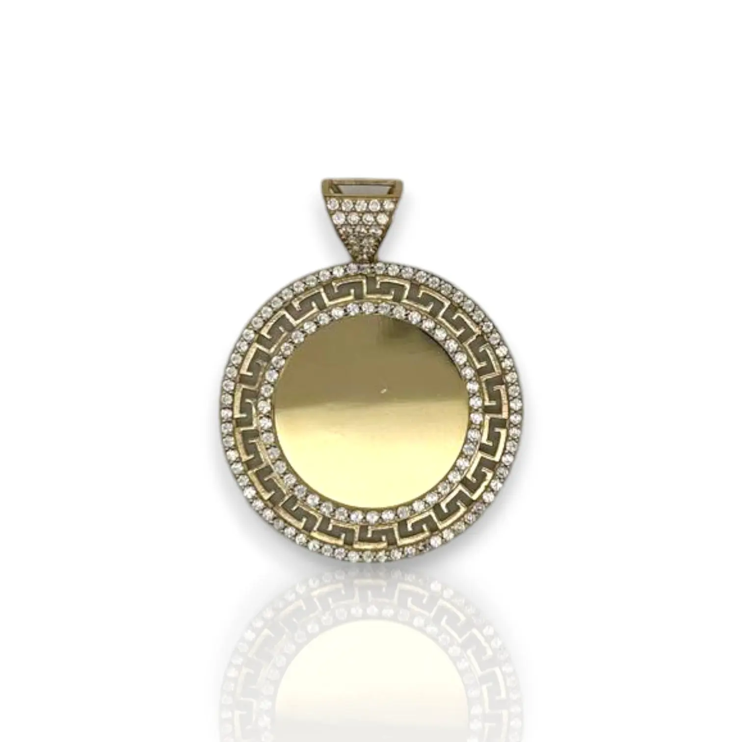 Picture Frame Pendant - 14K Yellow Gold