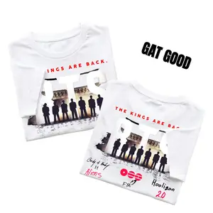 Arirang World Tour Comfort Colors 2 Sided T-Shirt - Unisex Kpop Boy Band Graphic Short Sleeve Crew Neck Tee