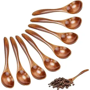 Wooden Spoon Set, 1 Count Lightweight Eco-friendly Long Handle Spoon, Kitchen Utensils for Home Use, Household Kitchen Products, Kitchenware