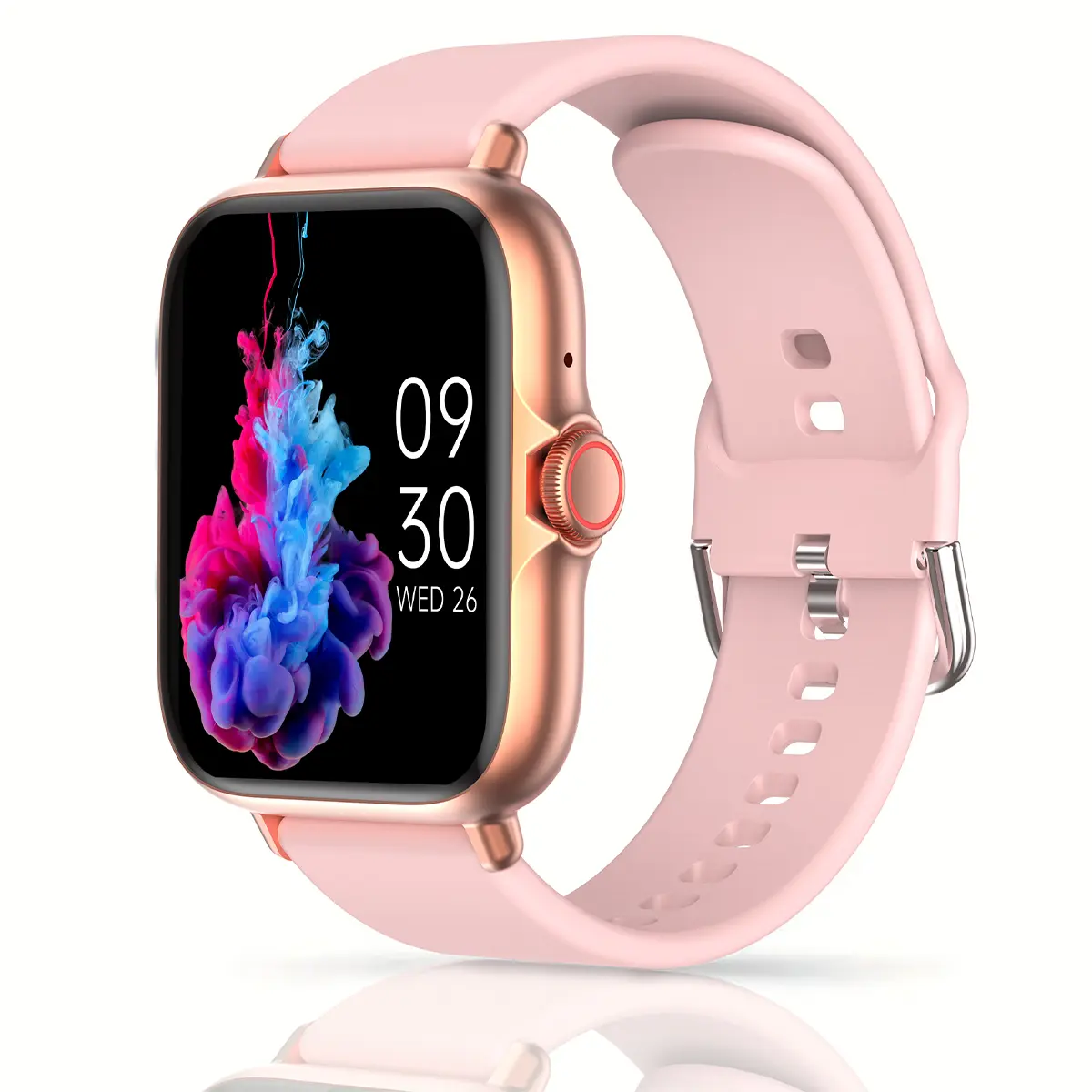 Smart sports watch, high-definition touchscreen, multiple sports modes, message notifications, Bluetooth call answering, sleep tracking