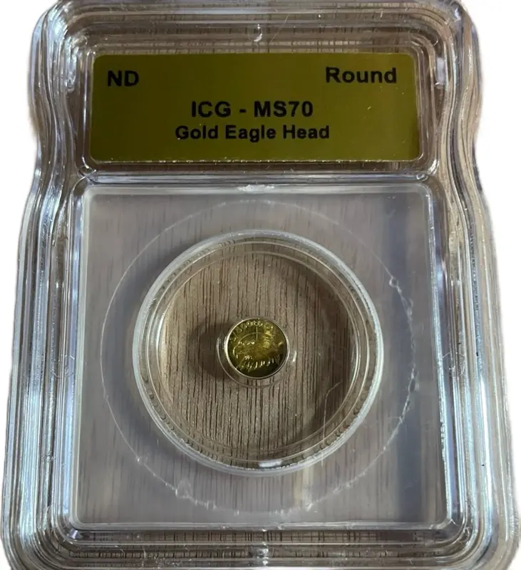 .9999 Fine Gold 1/500 oz Graded Non-Circulating US American Eagle Collectible Coin