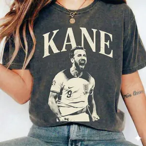 Harry Kane Vintage 90s Syles Black and White Shirt Unisex S-5XL, graphic Tee