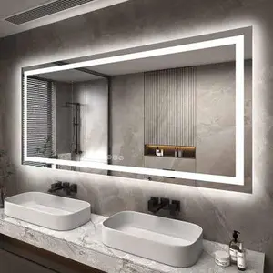 AQ005 - Tri-Color Temperature / RGB Smart Bathroom Mirror