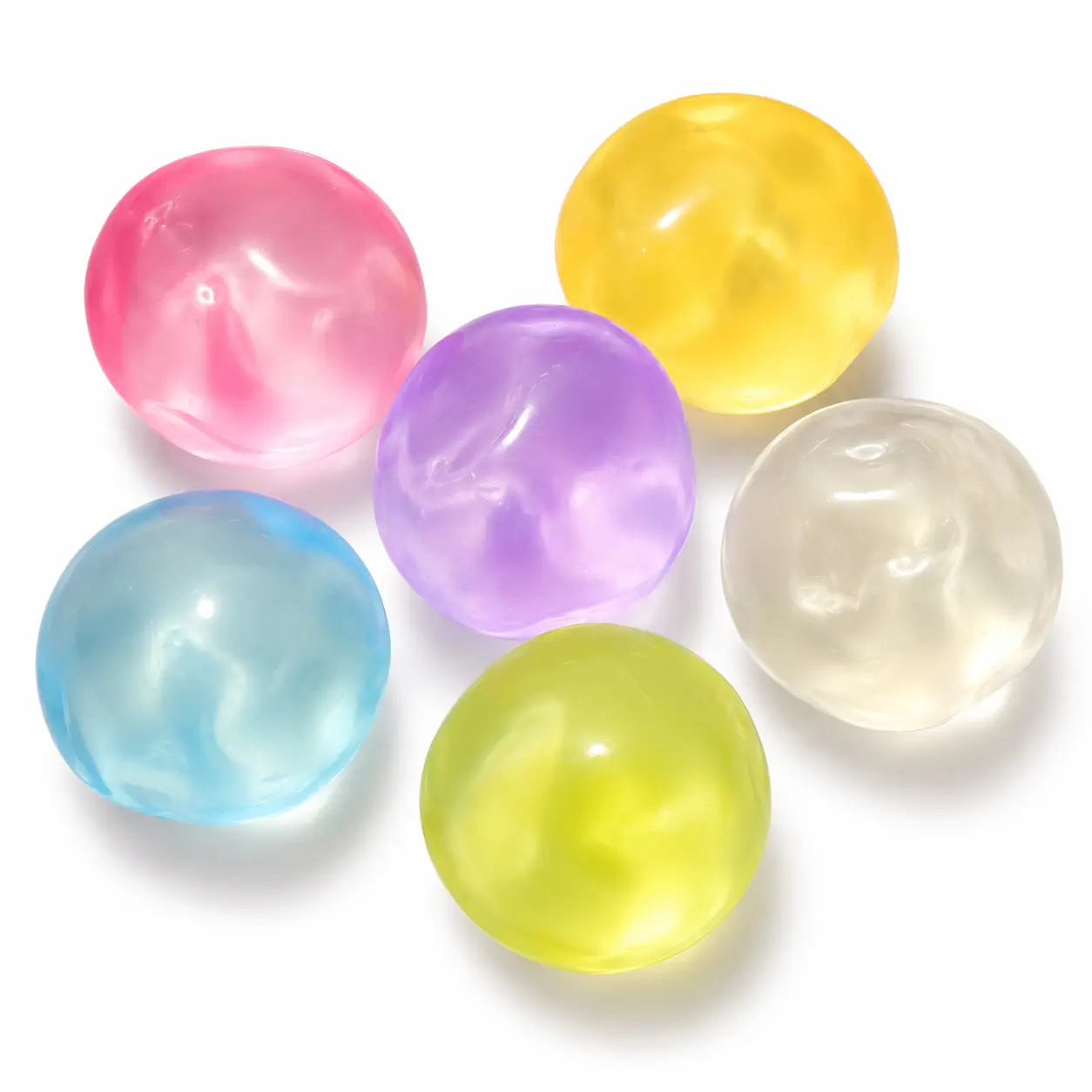 Coconut Oil Stress Ball - TPR Shell Unisex Coconut Oil Squishies, Non-Rebound Super Soft Moldable Reusable Squishy Fidget Sensory Relief Toy