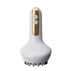 AuroraFlutter Professional Body Contouring Brush - Heated Vibratory Therapy Massager for Lymphatic Drainage, Sensitive Skin Care, Daily Relaxing Use, Adjustable, Portable Wellness Gifts for Women, Neck