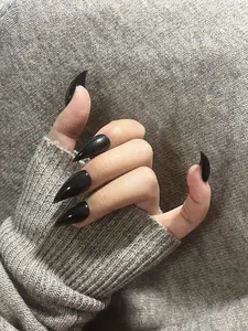 Handmade Acrylic Claw Press-on Nails 3D Cool Blackness Vibe