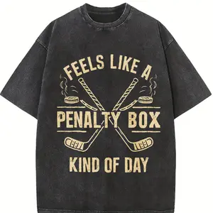 Feels Like A Penalty Box Kind Of Day T-Shirt, Funny Hockey Shirt, Ice Hockey Player Gift, Game Day Sweatshirt, Hockey Fan Apparel