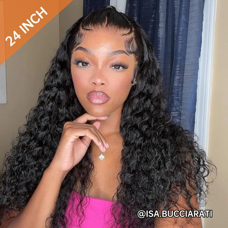 Wiggins Hair Water Wave Pre Braided Wig 13x4 Lace Front Wig Pre Stylist Wig Braided Pre Cut Lace Ready to Go Glueless Human Hair Wigs