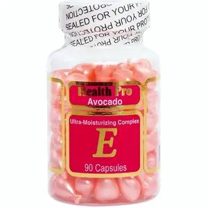 Nu-Health Health Pro Skin Care Line Vitamin E 90 Topical Serum Capsules Avocado Moisture Complex for Face Body Hydration Ultra-Moisturizing Complex E 90 Capsules