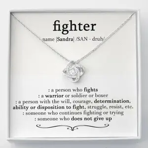 Cancer Survivor Necklace, Breast Cancer Survivor Gift, Surgery Gift, Gift For Cancer Patient, Cancer Survivor Jewelry, Custom Sympathy Gift