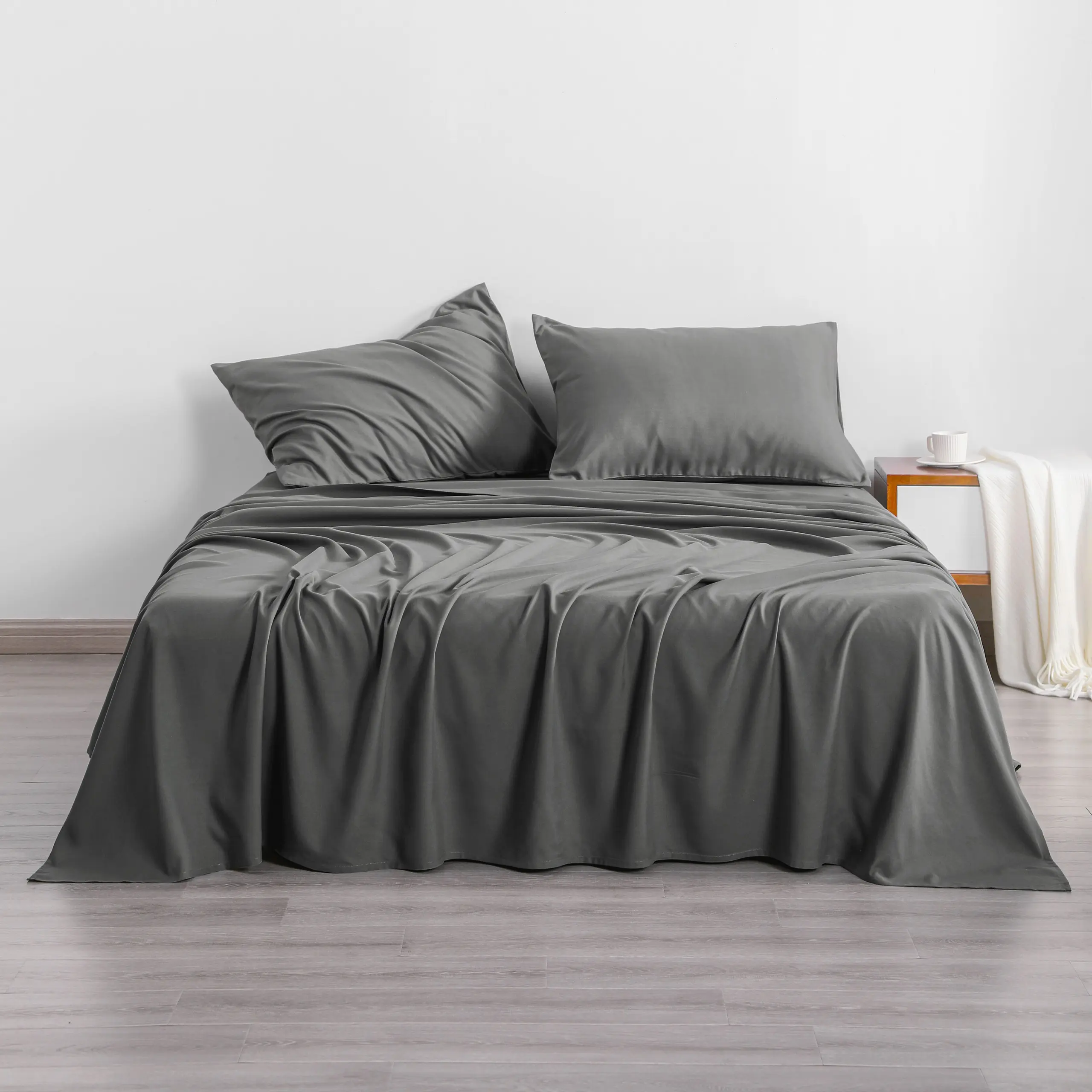 [ Summer Sale Deals ]NTBAY 3/4 Pcs Super Soft Easy Care Microfiber Bed Sheet Set with 15-Inch Deep Pockets, Comfy Breathable & Cooling Sheets - Hotel Luxury, Easy-Fit, Soft & Wrinkle Free Sheets, Springtok, Gift