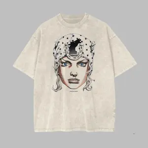 JoJo Johnny Joestar Tee, Anime T-shirt, Vintage Oversized Portrait, Manga Graphic Tee, Unisex Streetwear Shirt, Anime Fan Gift
