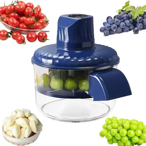 Large Electric Grape Peeler Machine, Automatic Multifunctional Garlic Peeler, Suitable for Fruits Tomatoes Cherries Potatoes Vegetables