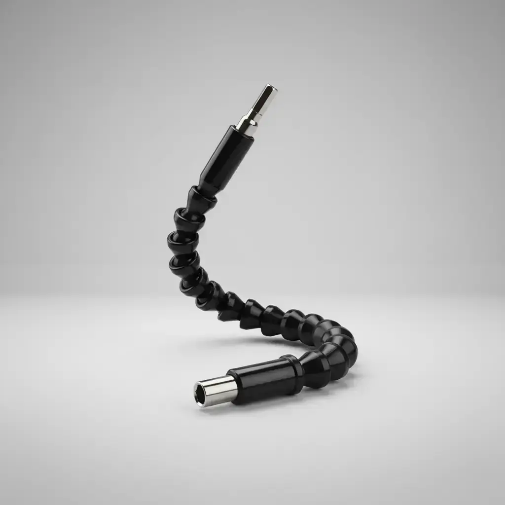 Flexible Drill Bit Extension (1 Count), Screwdriver Soft Shaft, Flexible Extension for Drill, Universal Drill Connection, Power Tool Accessories, Heavy Duty Tool