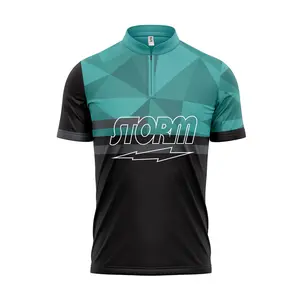 *FREE Custom Name & Logo* Summit Storm Green Bowling Jersey Shirts S-5XL