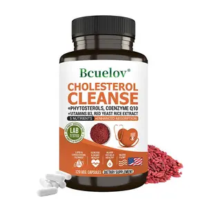 Bcuelov cholesterol health supplement,Supports cardiovascular health,120 Capsules