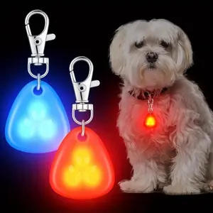 Gift For Pets, Mini LED Dog Safety Pendant – Night Visibility, Durable, Long Battery Life, Easy Clip-On For All Dogs, Festival Gift, Dog & Cat Supplies Holiday Gift