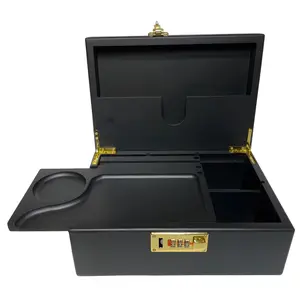 premium LARGE bamboo storage box natural bamboo tray 10”x7”x4.5” inch