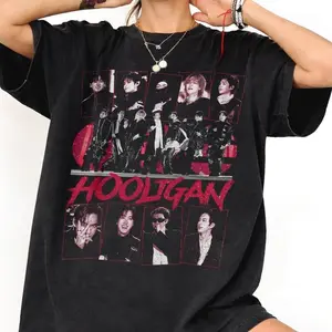 [Sale off up to 50%] Vintage Hooligan 90s Kpop Shirt, Kpop Arirang Album, Retro 90s Shirt, Gifts For Fan, Graphic Streetwear T-shirt
