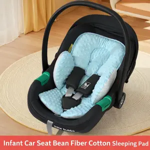 2-in-1 Infant Car Seat Insert - Plush Head & Body Support Cushion. Ultra-Soft Breathable Liner for Newborns. Prevents Head Slumping. Universal Fit for Stroller & Car Seat