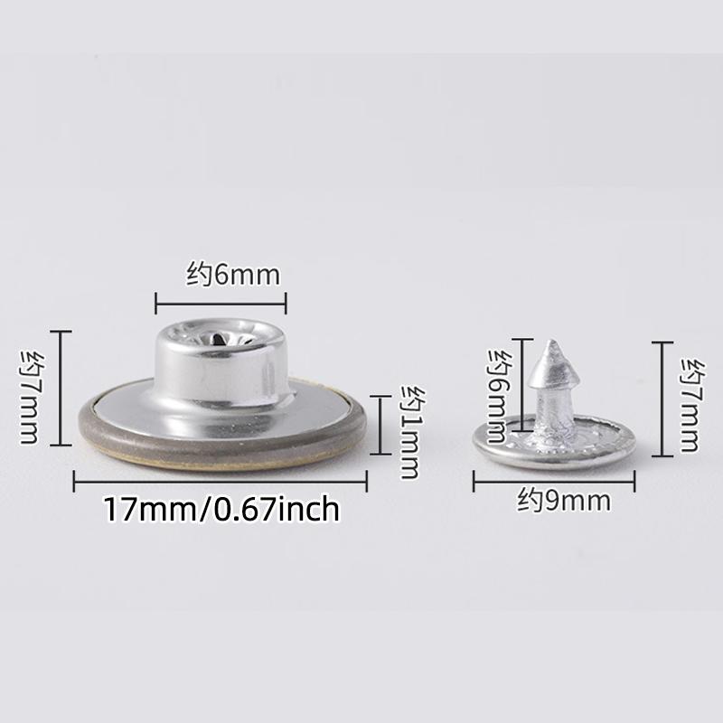 40 Sets Button Pins for Loose Jeans - No Sew, No Tools Needed! Pants Button Tightener for Waist, Reusable & Adjustable Metal Pants Buttons Kit