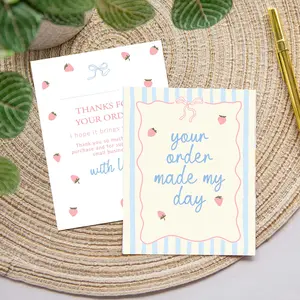 Business Thank You Cards | Strawberry Aesthetic
