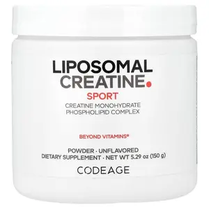 Codeage Sport, Liposomal Creatine Powder, Unflavored, 5.29 oz (150 g)