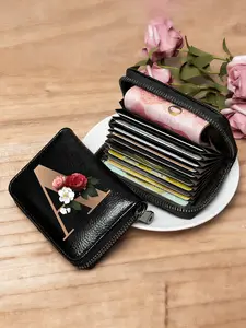 Women Men Wallet,Personalized Design Wallet,Letter Wallet,Personalized Wallet With Signature,Custom Signature Wallet,Versatile Coin Wallet,Initial Name A To Z Pattern,Versatile Zipper Coin Wallet,Letter Graphic Card Holder Multi-Card Card Organizer For St