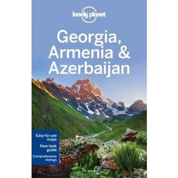 Used Lonely Planet Georgia, Armenia & Azerbaijan Book - English Softcover, 0.96 lbs, Colour Maps, Cultural Insights, Insider Tips