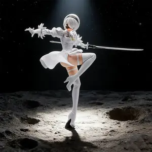 Nier Automata Game Peripheral Model, Second-Screen Machine Decoration Ornament, Car Interior Decor, Home Office Desktop Small Figurine