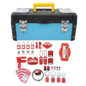 47 Pieces Lockout Tagout Kit Industrial Equipment Safe Locks Electrical Security Padlocks Combination Set