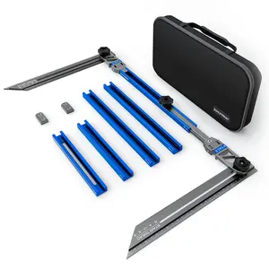 Tread Template Tool - Tread Tool, Measuring Tool, Template, Scribe Tool for Measurement Tool, Shelf Project Layout (Blue-Gray)