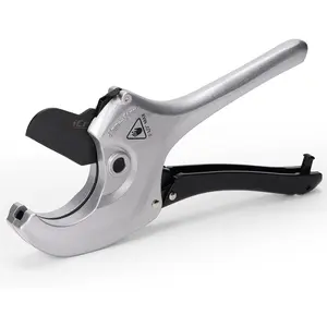 iCrimp Adjustable PVC Pipe  Cuts up to 2-1/2", Heavy-Duty Aluminum Ratchet Pipe  Tool, One-hand Operation Tube , PEX  Tool for PEX, PVC, PPR Platic Hose and Plumbing Pipe