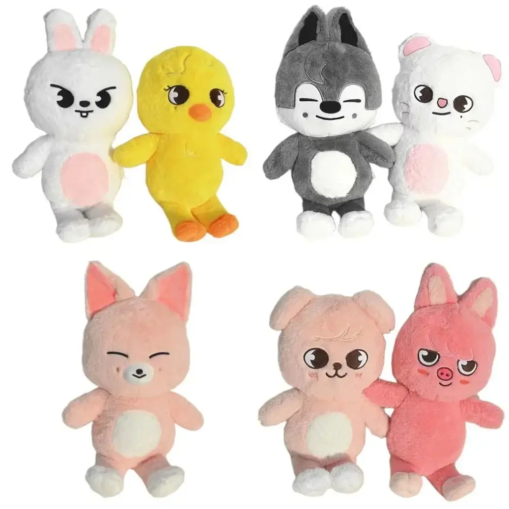 7/50cm  Plush Toy Plushie Merch Products Wolf Bear Foxes Stuffed Doll Stuffed Animals Soft Toy Peluches