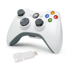 2.4G Wireless Controller For Xbox 360 Game Controller with Dual-Vibration Turbo Compatible with Xbox 360/360 Slim and PC Window