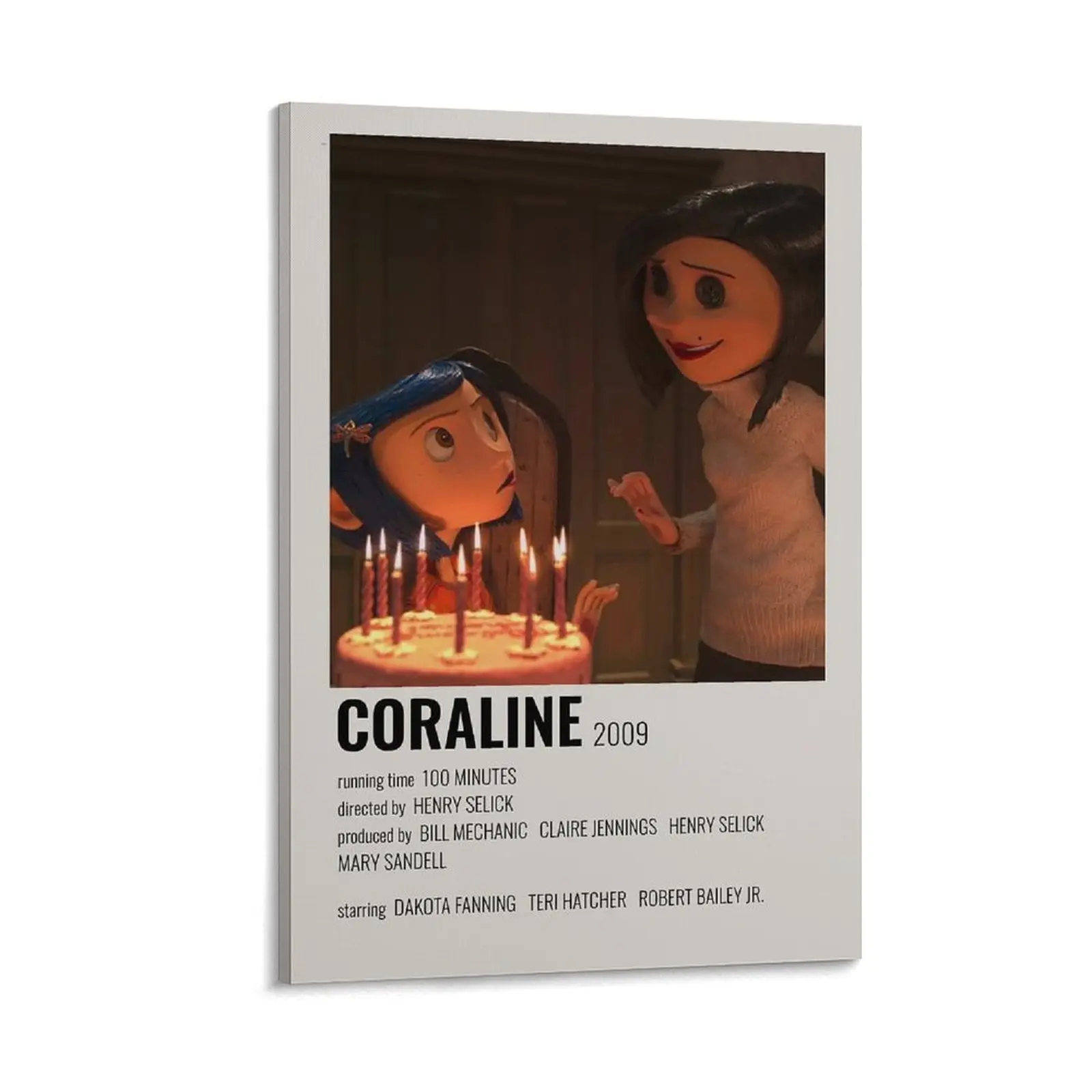 Coraline's Eerie Poster, Entryway Aesthetics, Glossy Canvas Print for Home, Entryway Aesthetic Mural - Style Poster Canvas Poster Bedroom Decor Sports Landscape Office Room Decor Gift Frames Wall