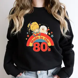 Made in the 80's Shirt, Funny 80s Cartoon Graphic Sweat, Shirts for Woman, Birthday Gifts T shirt, Birthday Party