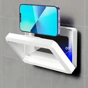 Waterproof Shower Phone Holder with 360° Rotation Touchscreen Wall Mount for Bathroom & Kitchen 60° Viewing Angle