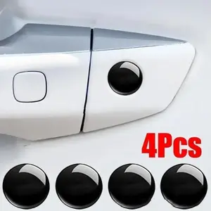 4PCS Car Door Keyhole Stickers Universal Auto Door Lock Protection Self-adhesive Decals Accessories Protection Stickers for BMW